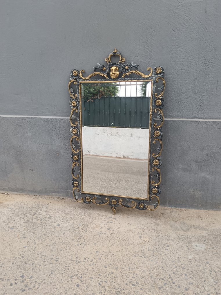 镜子  - 黄铜色 - 洛可可风格的镜子 #3.2