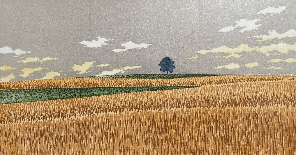 Hill-1 Wheat - Hajime Namiki 並木一 (b 1947) - Japan #3.2