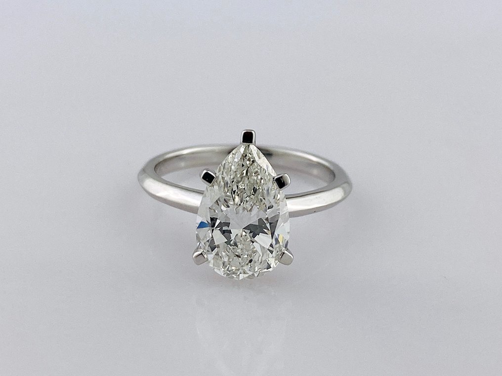 Ring - 14 karaat Witgoud -  3.00ct. tw. Diamant (Lab-grown) #3.2