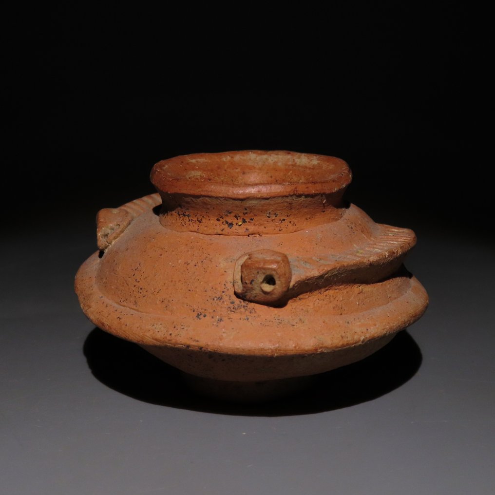 Carchi - Nariño，哥伦比亚 Terracotta 碗。约公元1000年。直径8厘米。西班牙进口许可证。 #2.1