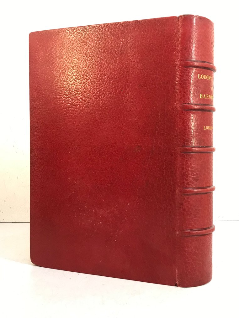 Edmund Lodge - The Peerage and Baronetage of the British Empire as at Present Existing [Reliure signée Adolphe - 1866 #3.2