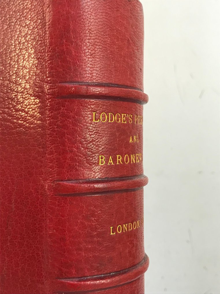 Edmund Lodge - The Peerage and Baronetage of the British Empire as at Present Existing [Reliure signée Adolphe - 1866 #4.3