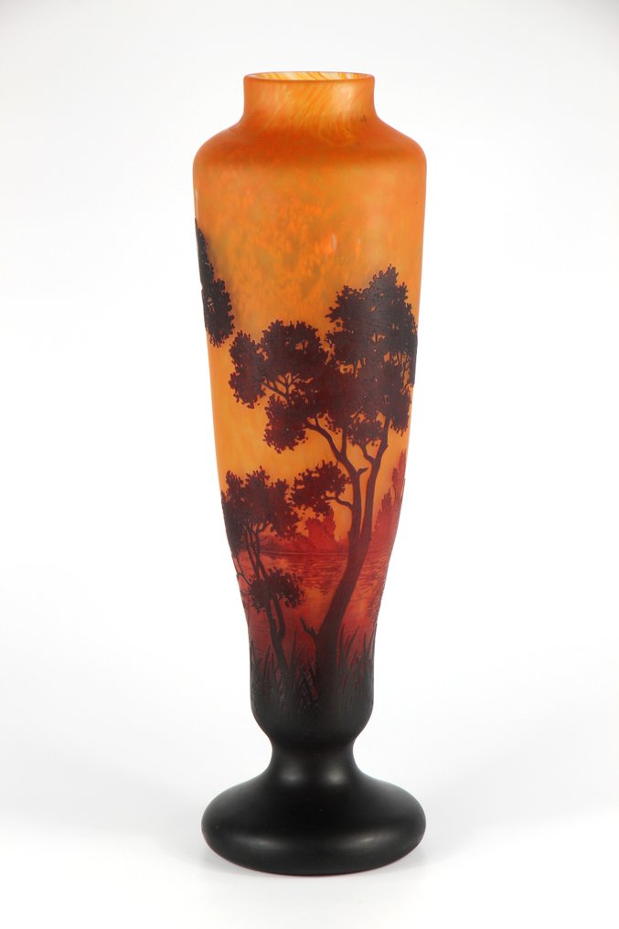 Daum Frères, Nancy - Vas  - Sticlă - H. 58 cm #1.0