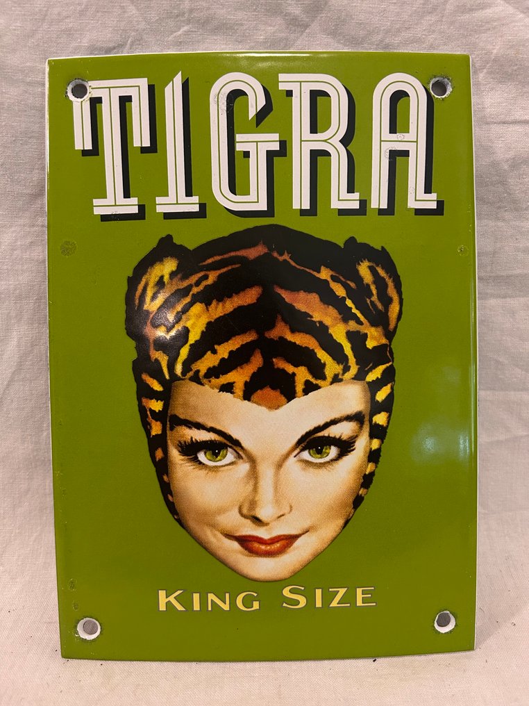 Εμαγιέ πινακίδα - Tigra King Size - Σμάλτο #2.1