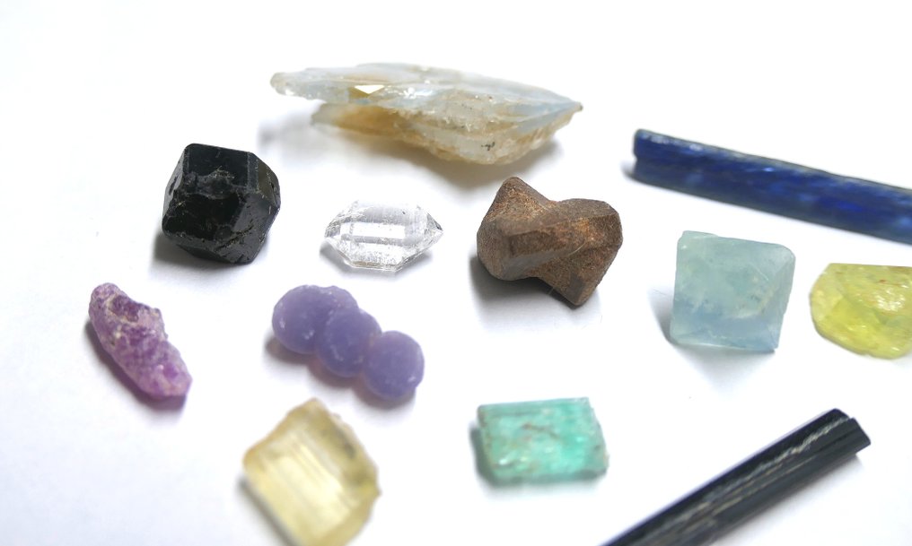 Prachtige collectie mineralen 100% natuurlijk. Kristalen- 21.44 g #2.1