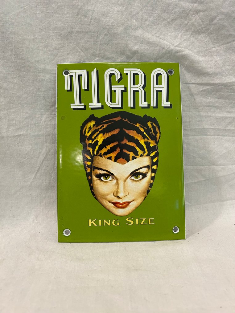 Εμαγιέ πινακίδα - Tigra King Size - Σμάλτο #1.0