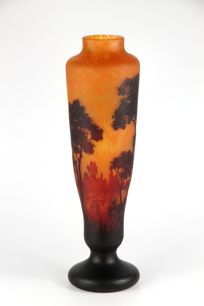 Daum Frères, Nancy - Vas  - Sticlă - H. 58 cm #4.3