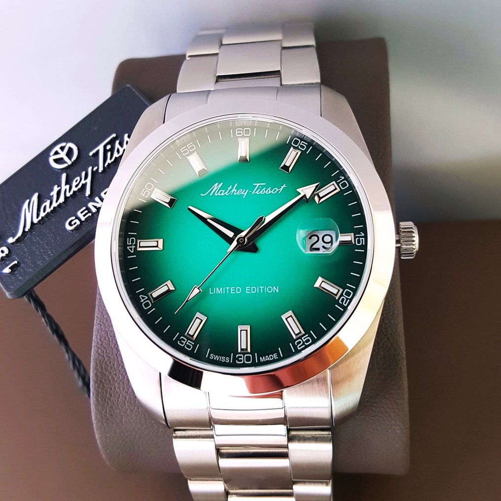 Mathey-Tissot - Emerald - Limited Edition - Swiss Made - Sapphire - Cyclops - New - Zonder Minimumprijs - Heren - 2025 #1.0