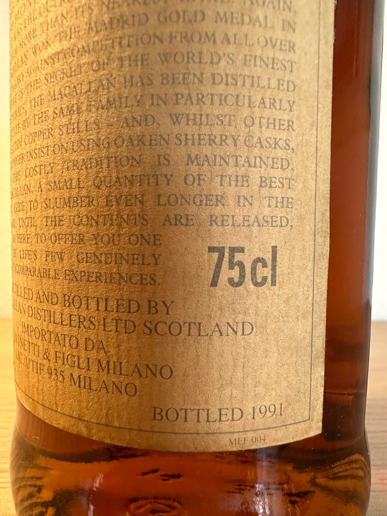 Macallan 1965 25 years old Anniversary Malt  - b. 1991  - 75 cl #2.1