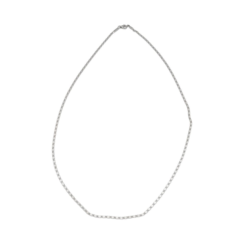 頸鏈 - 18 克拉 白金 #4.3