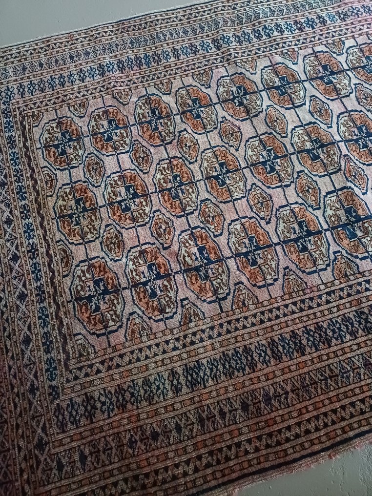 Τουρκμενική φυλετική κοινωνία αρχές του 20ού αιώνα. - Χαλί - 166 cm - 110 cm - Αρχαίο Ροζ TEKKE #1.0