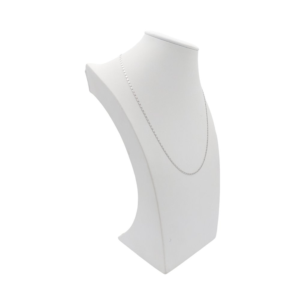 頸鏈 - 18 克拉 白金 #3.2