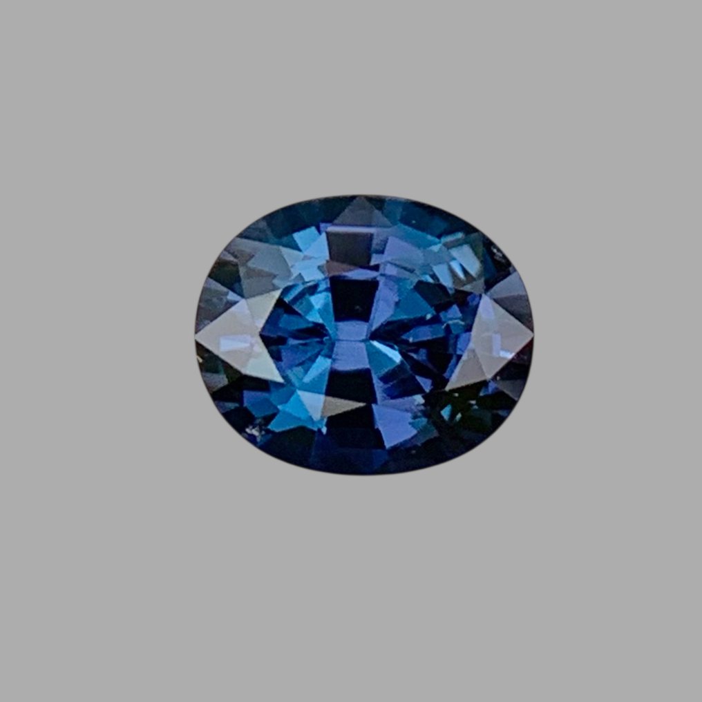 1 pcs  Kék Spinell  - 1.36 ct - Nemzetközi Színes Drágakő Szövetség (ICA GemLab) - Természetes spinél #1.0