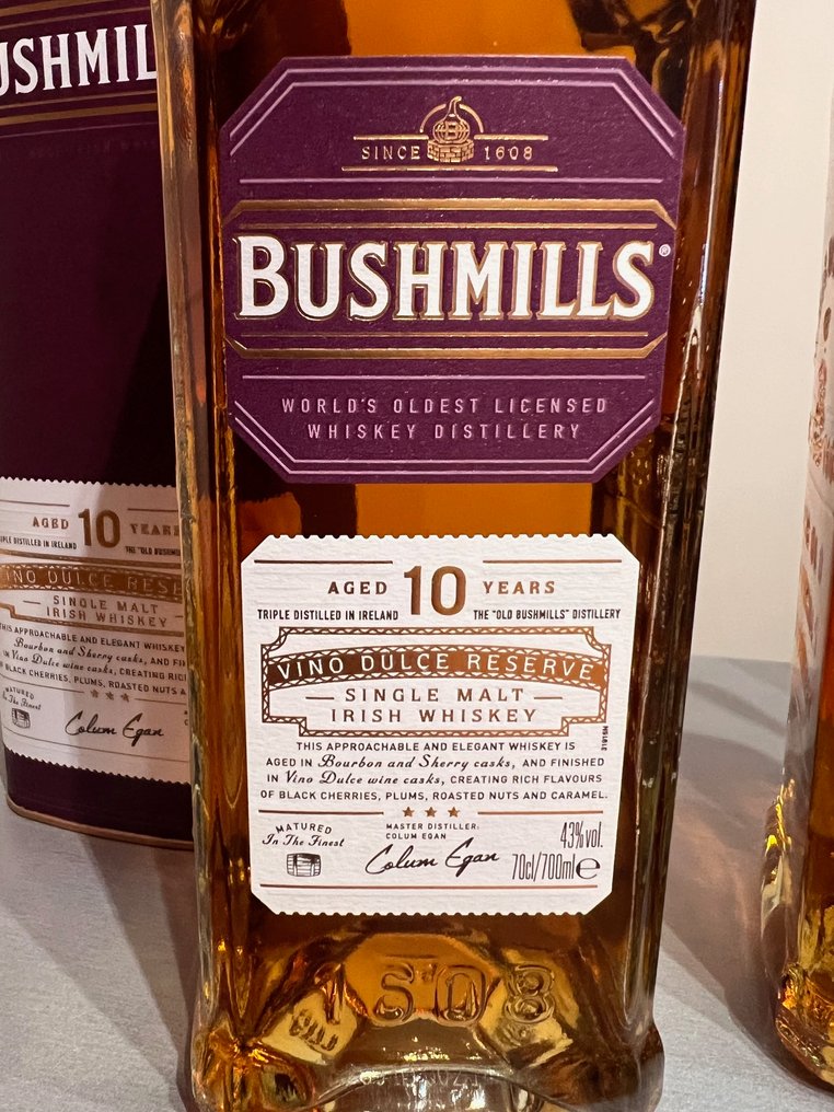Bushmills 10 years old Vino Dulce Reserve  - 700ml - 2 pullojen #2.1