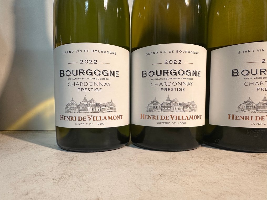 2022 Henri de Villamont Bourgogne Chardonnay Prestige - 勃艮第 - 6 瓶 (0.75L) #1.0