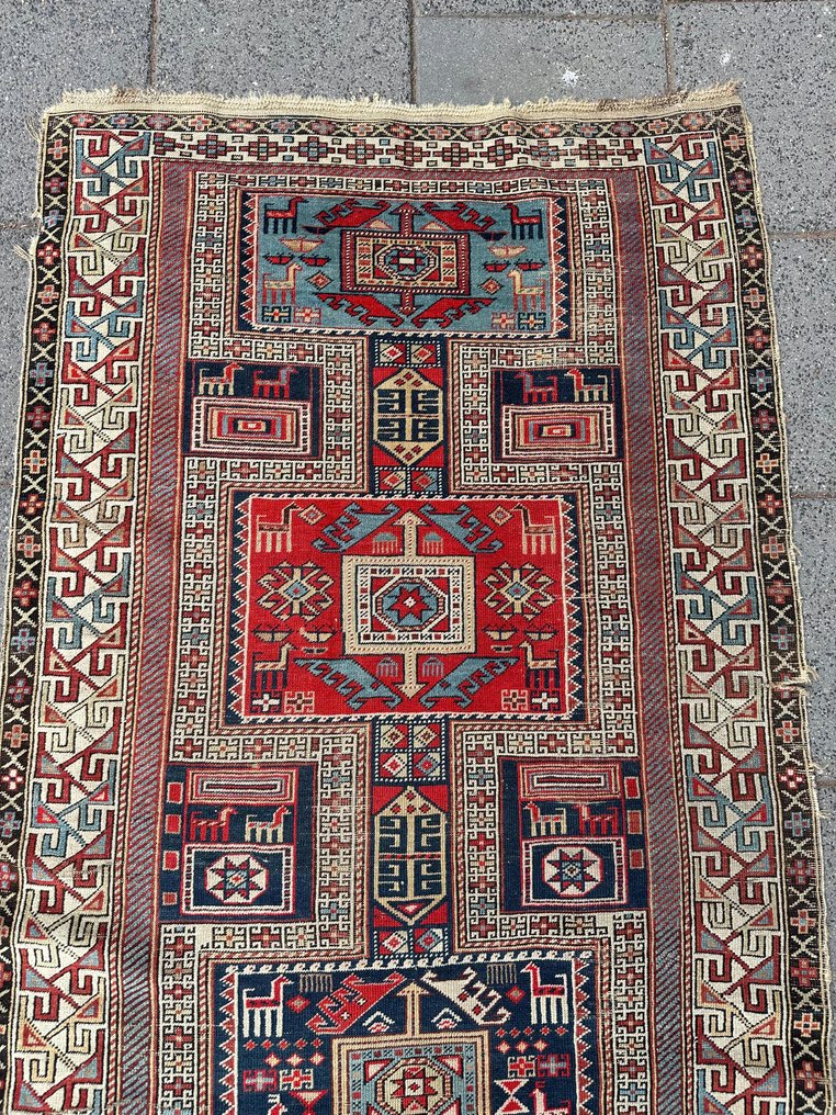 Tæppe - 250 cm - 115 cm - Shirvanrug antikt tæppe #3.2