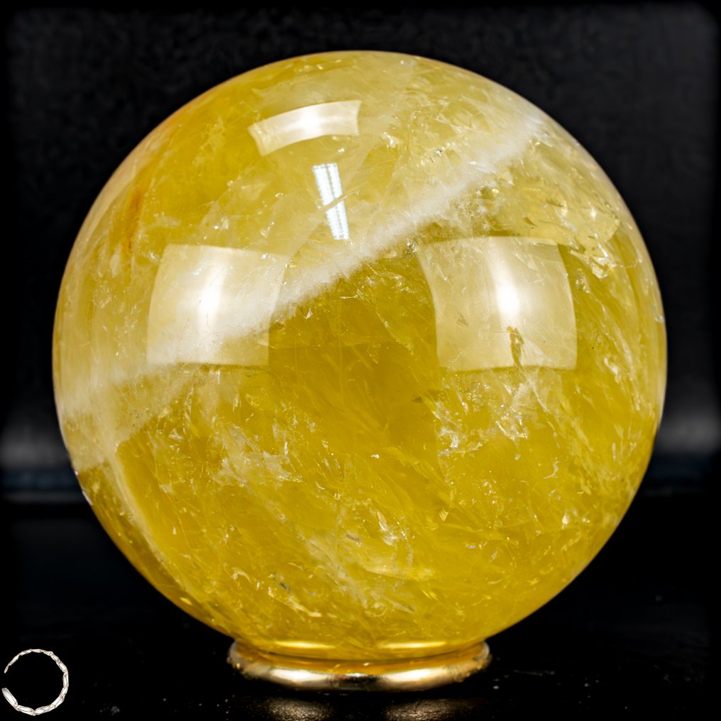 Σφαίρα κιτρίνης πρώτης ποιότητας. Crystal- 1208.37 g #4.3