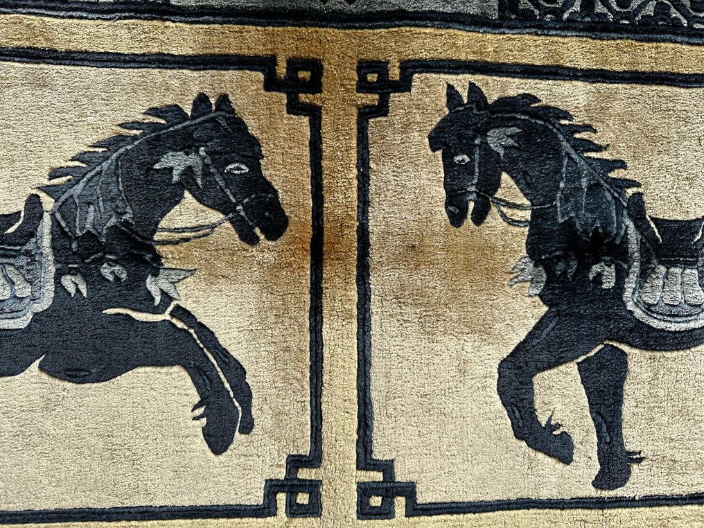 Tapis - 123 cm - 60 cm - Chine, tapis, soie, tapis. #1.0