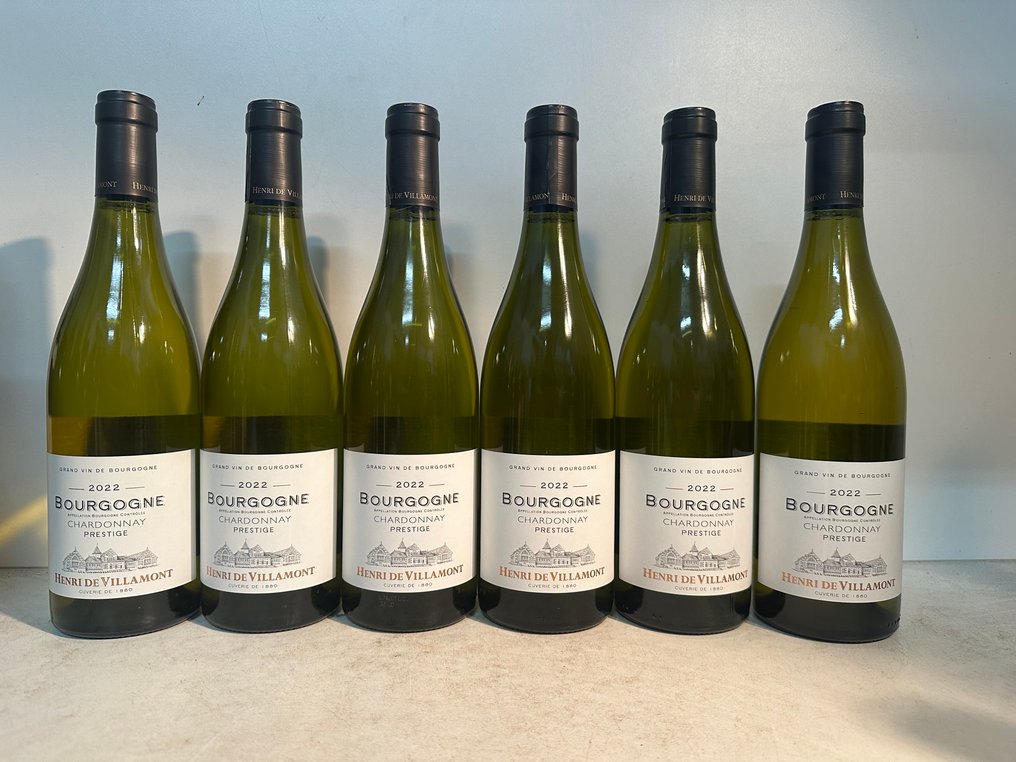 2022 Henri de Villamont Bourgogne Chardonnay Prestige - 勃艮第 - 6 瓶 (0.75L) #1.0