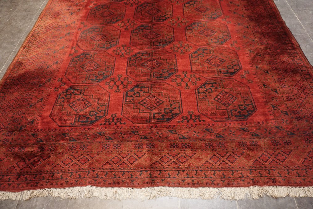 Afghan art deco - Teppe - 380 cm - 274 cm #1.0