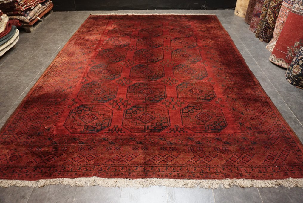 Afghan art deco - Teppe - 380 cm - 274 cm #1.0