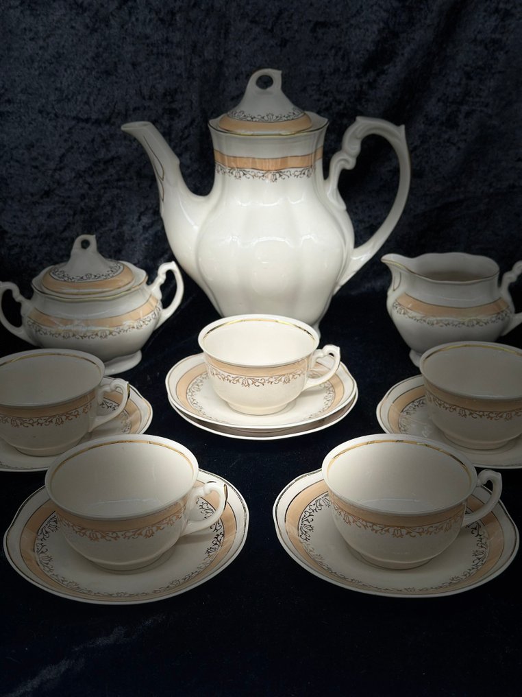 Chodzież – Kaffeeservice aus Porzellan – zeitlos klassisch mit Goldrand - Set da caffè - Porcellana #1.0