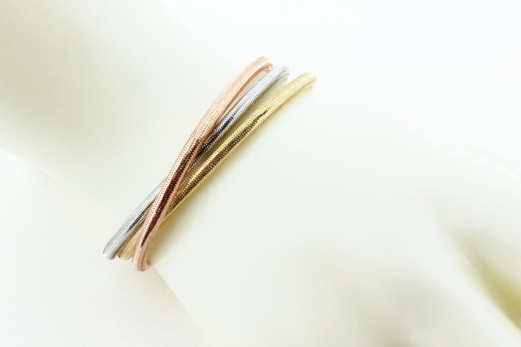 Rannekoru - 18 kt. Keltakulta, Valkokulta, Ruusukulta #4.3