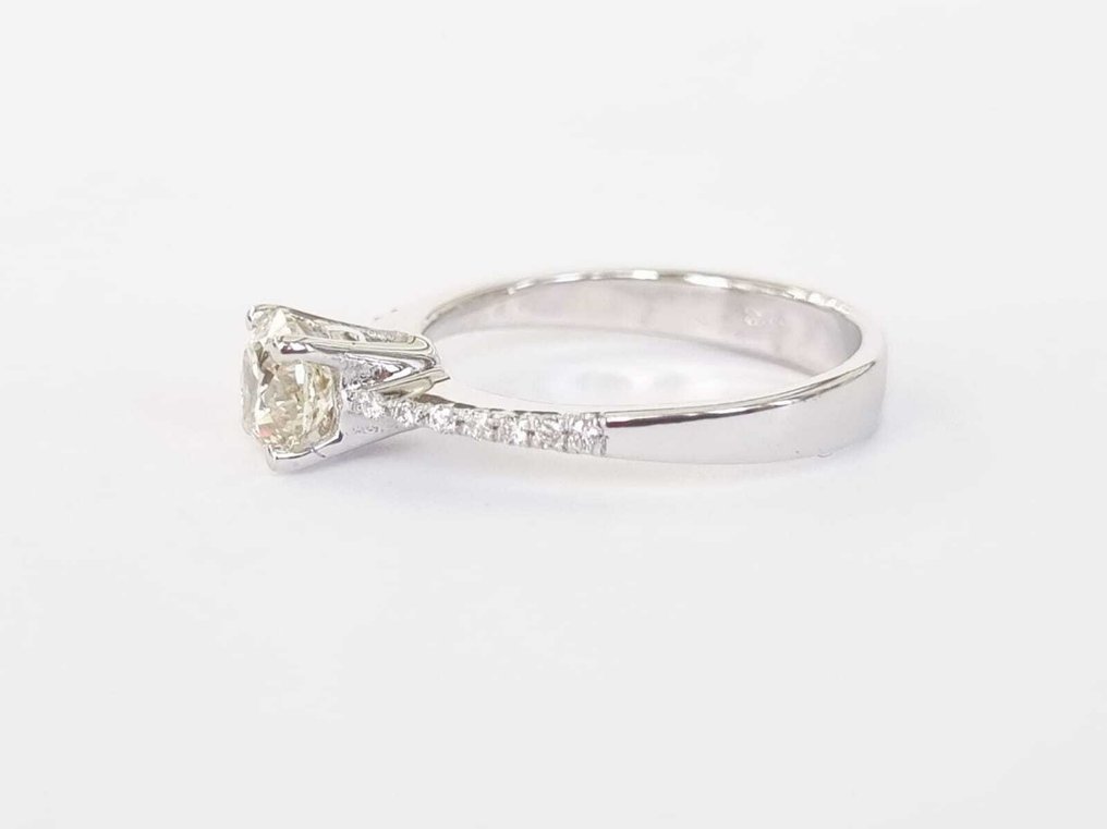 Δαχτυλίδι αρραβώνων - 14 καράτια Λευκός χρυσός -  0.78ct. tw. Διαμάντι (Φυσικό) - Διαμάντι #2.1