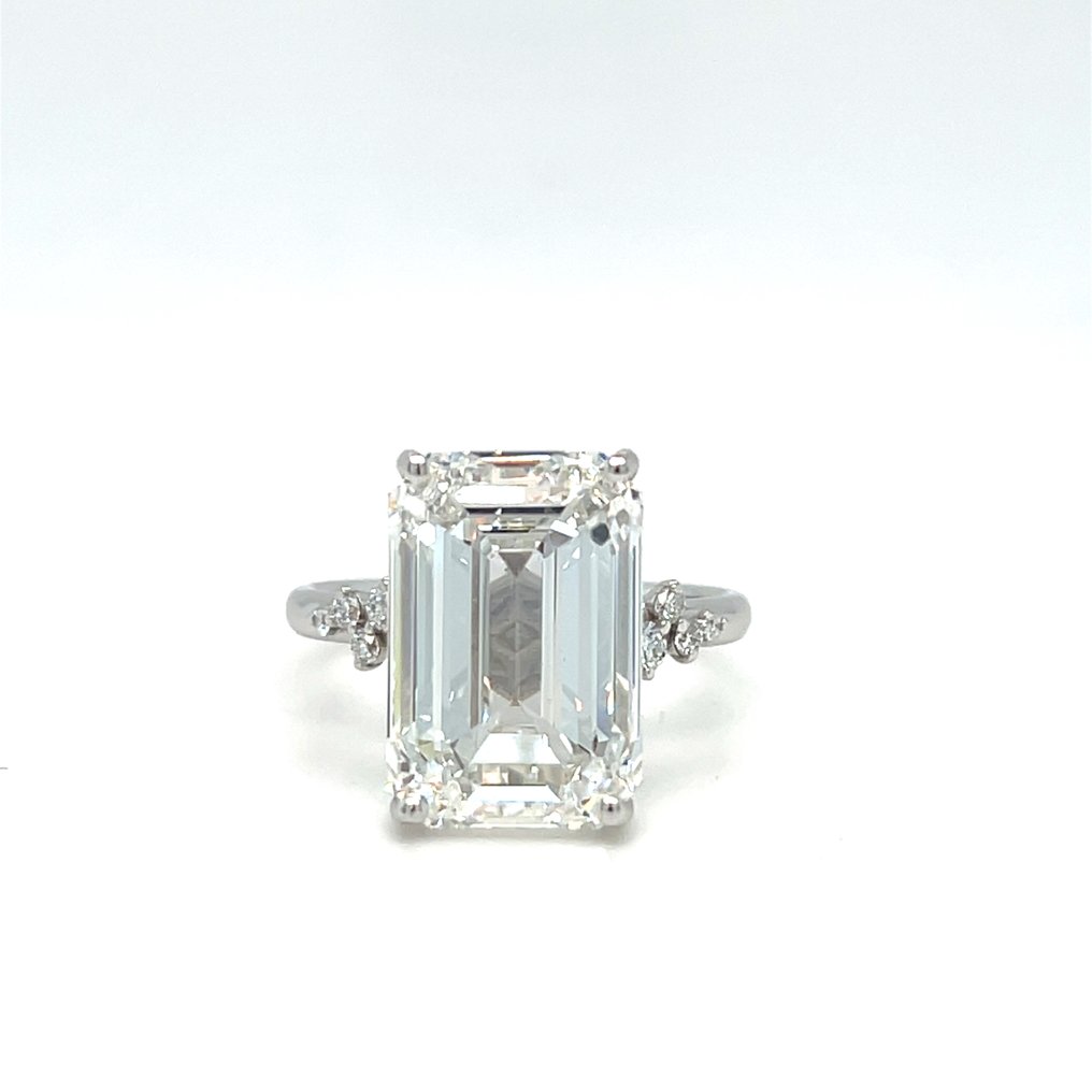 Nincs minimálár - Gyűrű - 14 kt. Fehér arany -  4.27ct. tw. Gyémánt (Laboratóriumban előállított) - Gyémánt #1.0