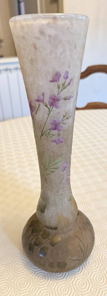 Daum - Βάζο  - Γυαλί - ΒΑΖΑ DAUM σεληνιακό μοντέλο - Ύψος 35,5 εκ. #2.1