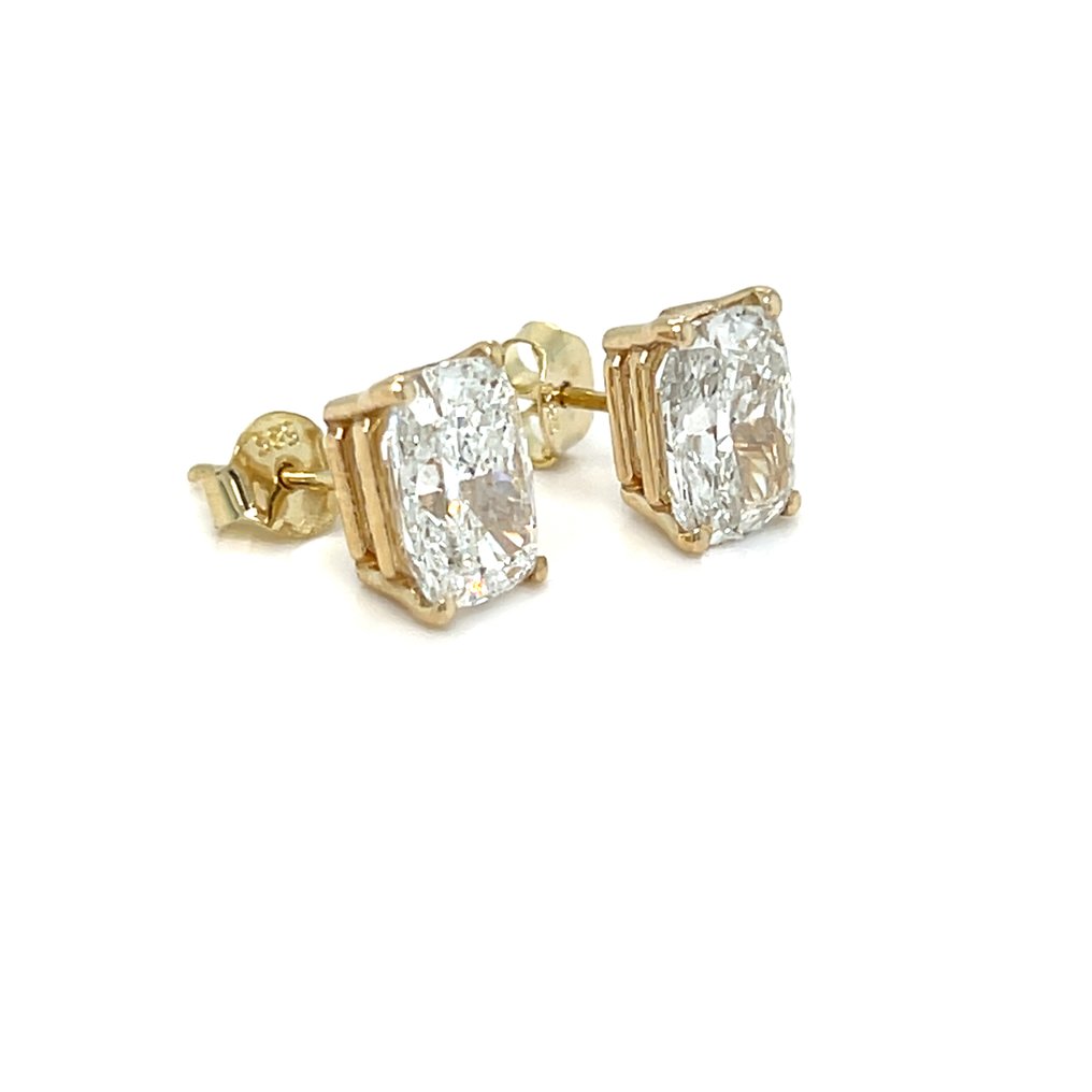 Earrings - 14 kt. Yellow gold - 3.07ct. tw. Diamond (Lab-grown) #3.2