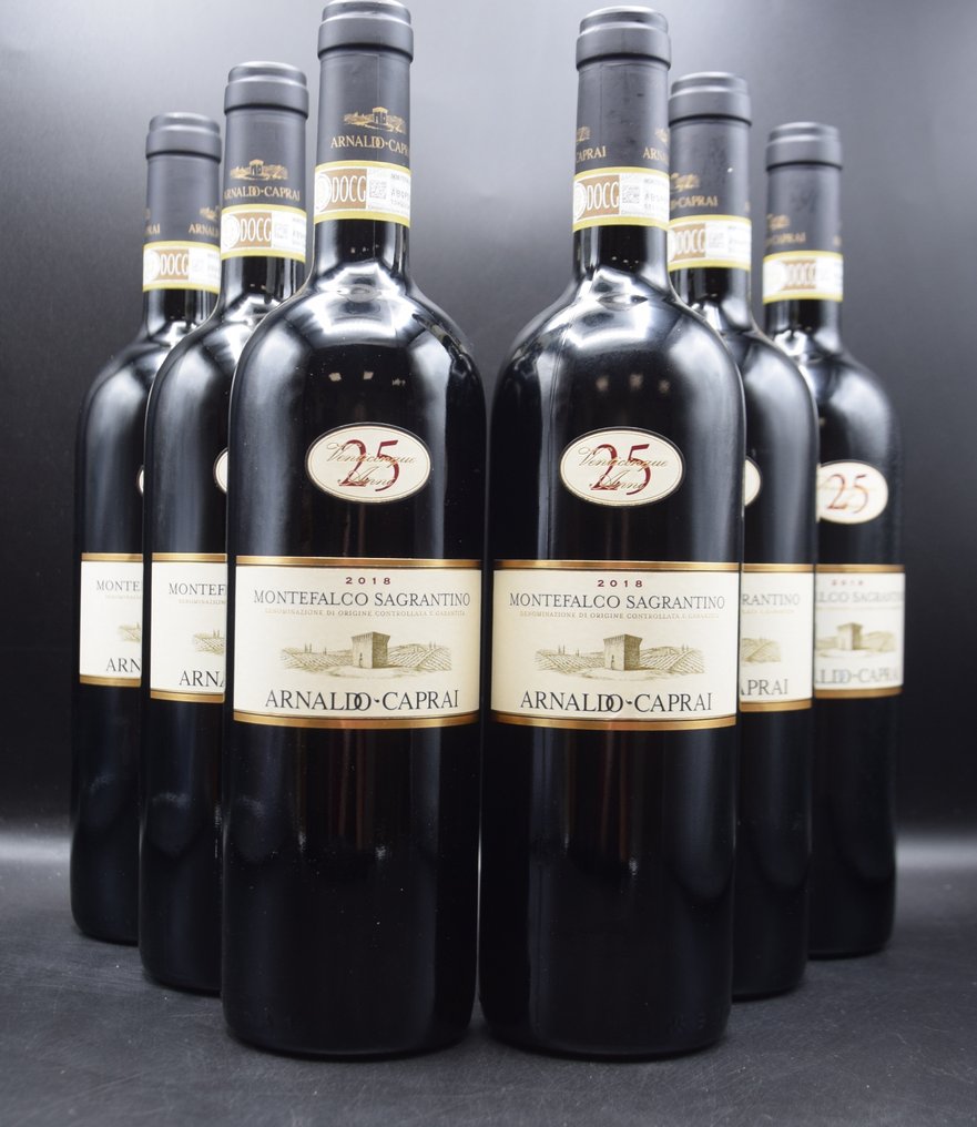 2018 Arnaldo Caprai, "25° anniversario" - Sagrantino di Montefalco DOCG - 6 Bottles (0.75L) #1.0
