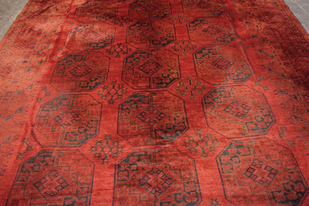 Afghan art deco - Teppe - 380 cm - 274 cm #2.1