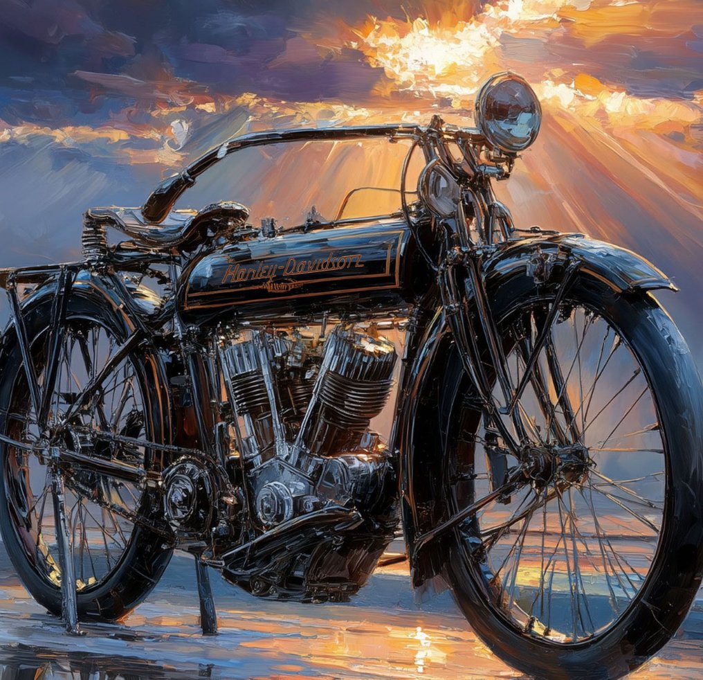 Canvas Fit - Alberto Ricardo - Harley Davidson, espíritu y horizonte #3.2