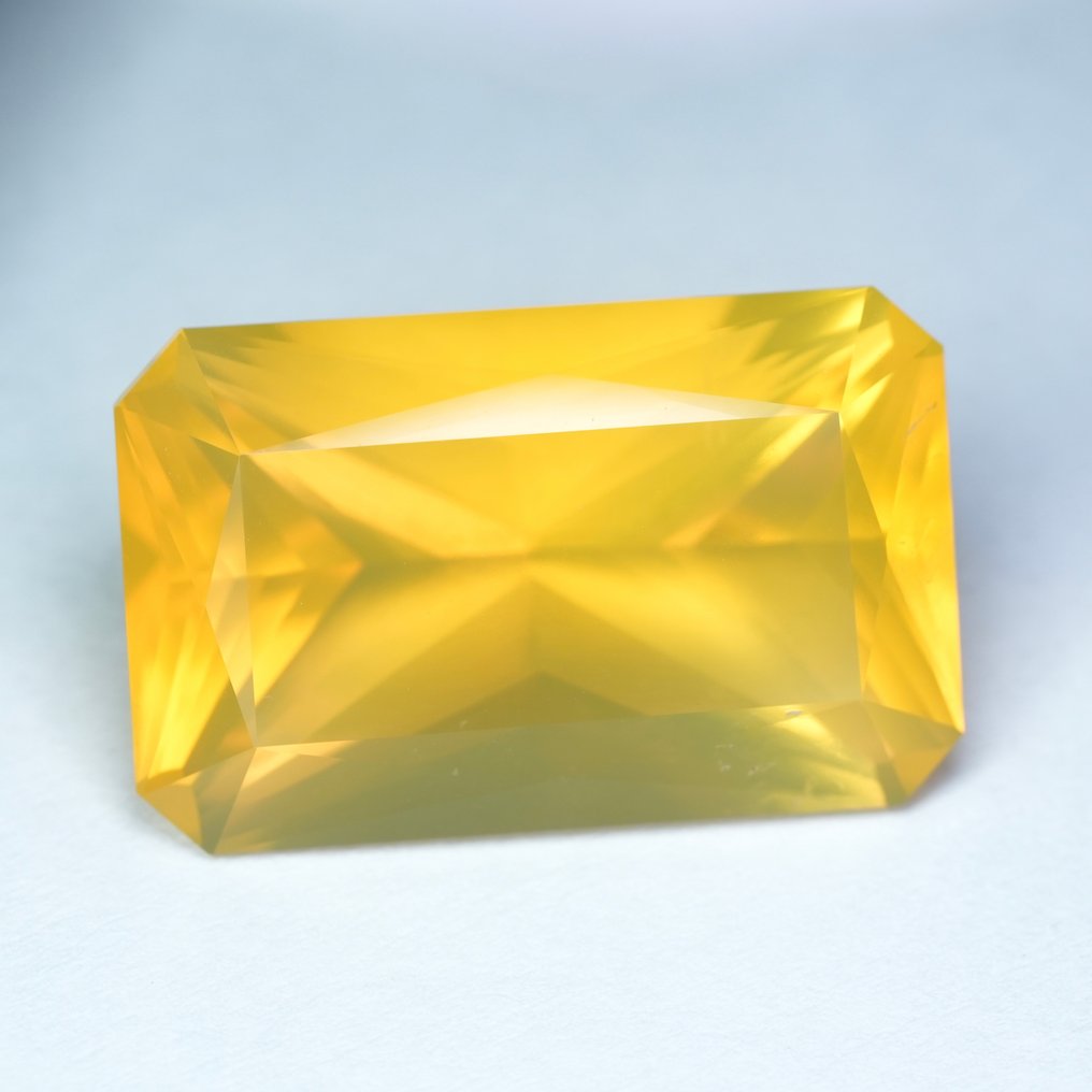 Opal de Foc - 19.46 ct - Asociația internațională de pietre prețioase colorate (ICA GemLab) - Precision Cut #1.0