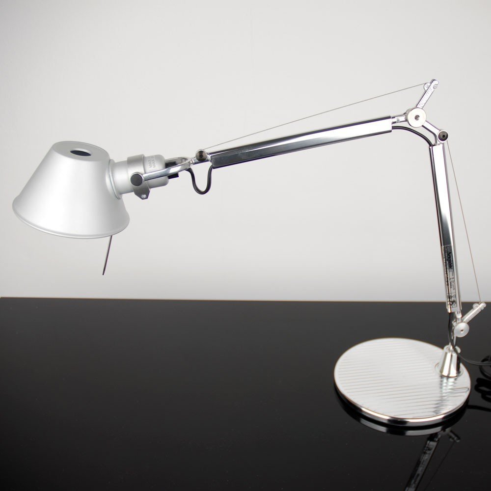 Artemide - Michele De Lucchi e Giancarlo Fassina - Lampada da scrivania - Tolomeo micro alluminio - Metallo #1.0