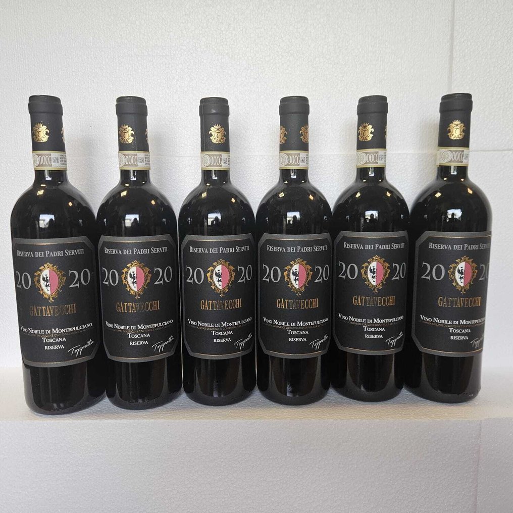 2020 Gattavecchi Riserva dei Padri Serviti, Vino nobile di Montepulciano - 托斯卡納 Riserva - 6 瓶 (0.75L) #1.0