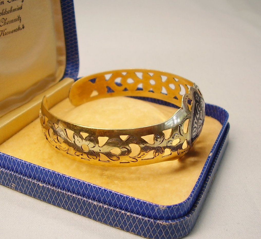 Senza prezzo di riserva - Bracciale Argento - Bracciale in argento 875 Niello #1.0