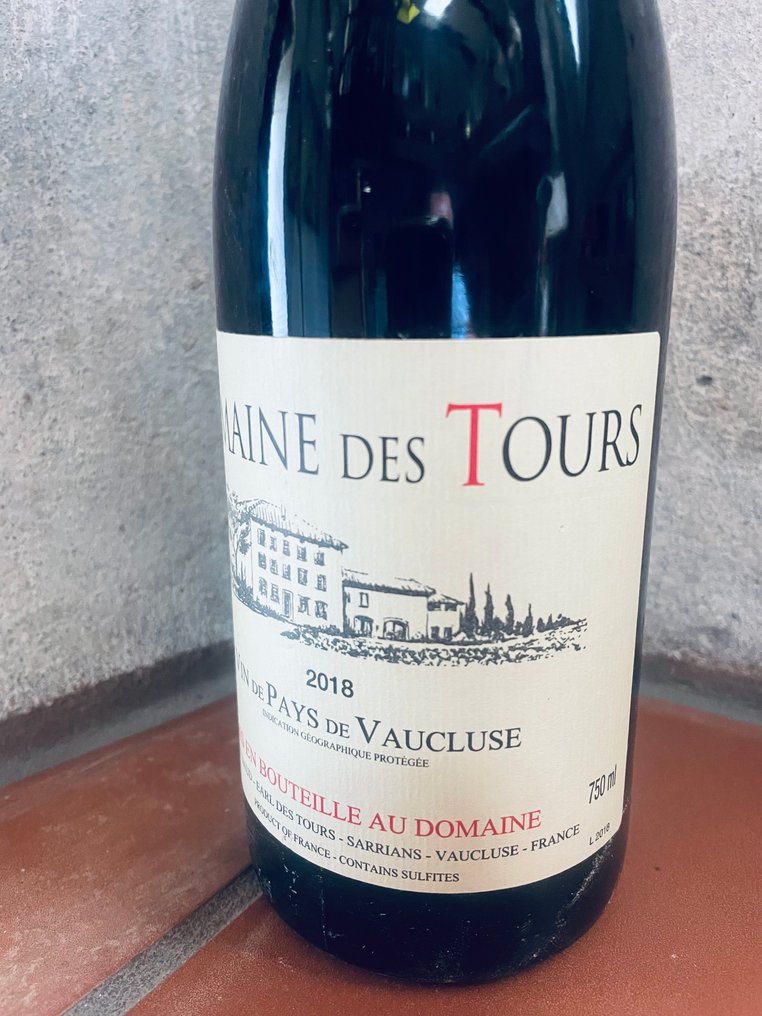 2018 E. Reynaud, Domaine des Tours - IGP Vaucluse - 1 Butelka (0,75 l) #1.0