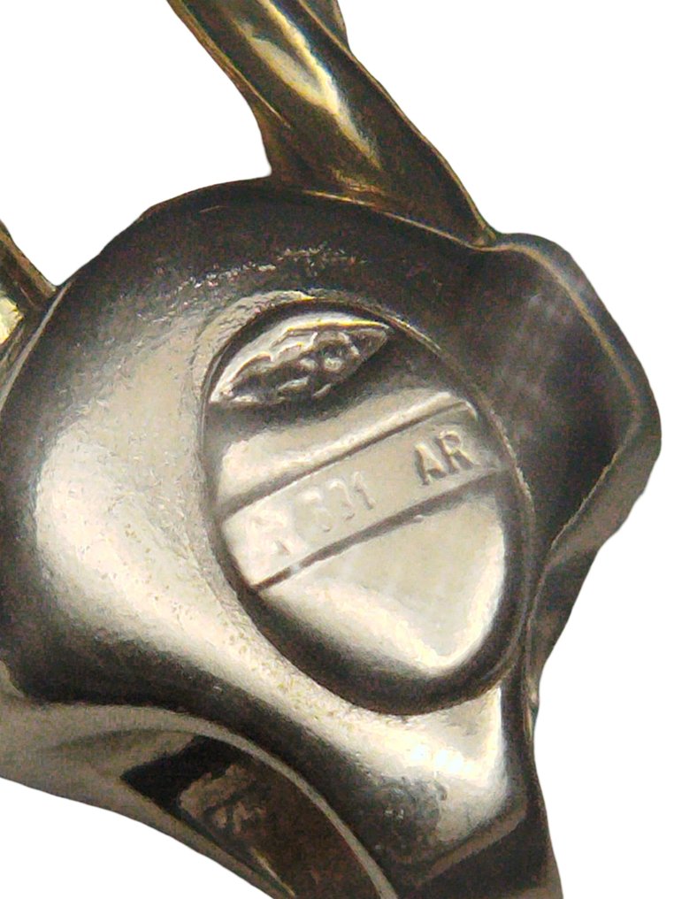 Κολιέ τσόκερ - 18 καράτια Κίτρινο χρυσό, Λευκός χρυσός #3.2