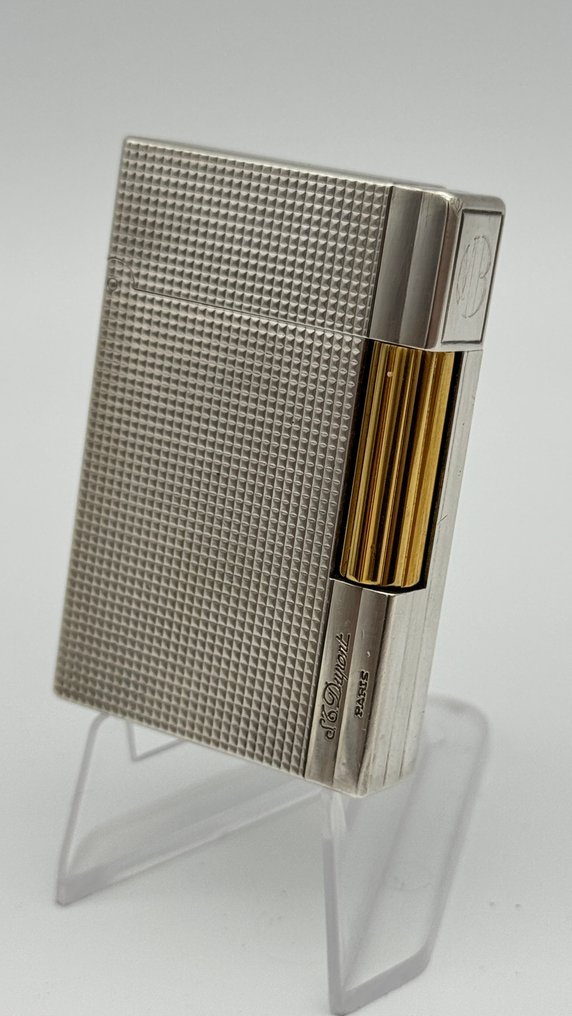 S.T. Dupont - L2 Gatsby Silver Plated *Bicolor* - Αναπτήρας - Επαργύρωση #2.1