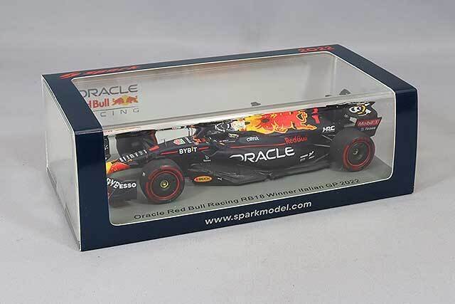 Spark 1:43 - Model samochodu - Red Bull Racing RB18 No.1 Oracle F1 - Winner Italian GP 2022 - Max Verstappen - Rzadki model! #2.1