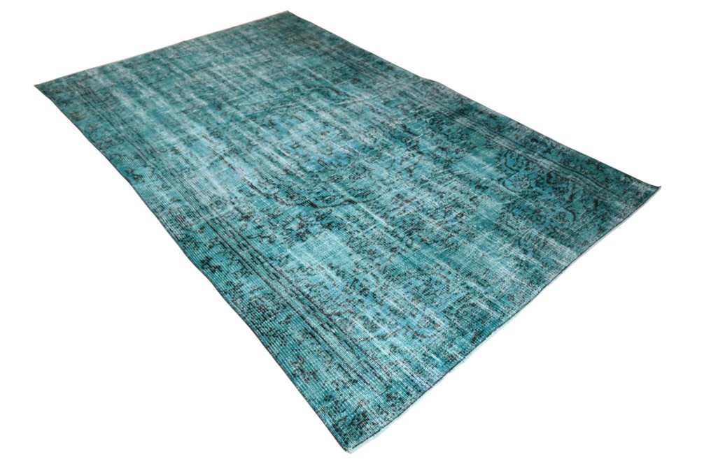 绿松石 复古 - 小地毯 - 250 cm - 160 cm - √ 手工制作 √ 证书 #2.1