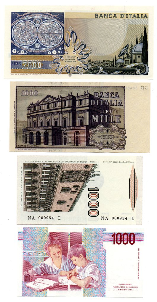 義大利. - 11 banconote - various dates  (沒有保留價) #4.3