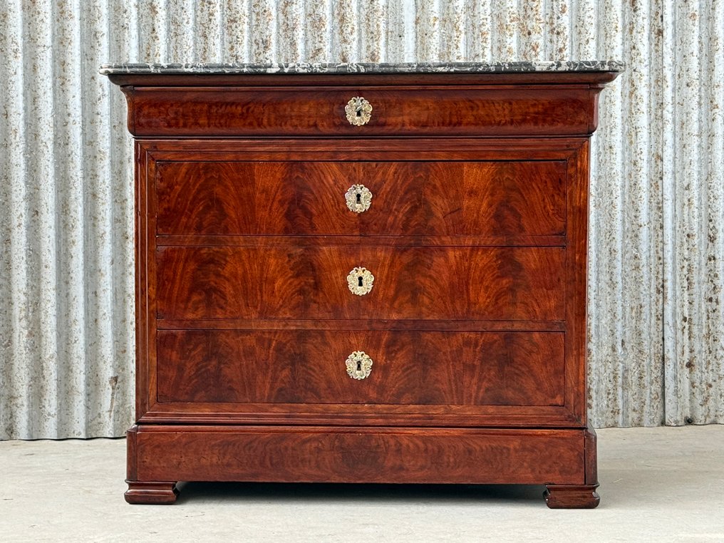 Komoda - Komoda, szafka na szuflady, szafka na szuflady, szafka na szuflady - Mahoń, St. Anna - Bardzo wysokiej jakości #1.0