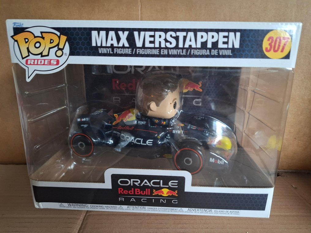 Funko  - Funko Pop Rides #307 - Max Verstappen  in racewagen - 2020+ - U.S. #2.1