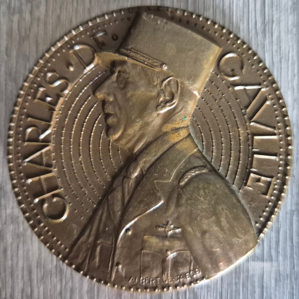 法國 - 一般 - 軍功章 - 戴高乐将军奖章 - 1970 #1.0