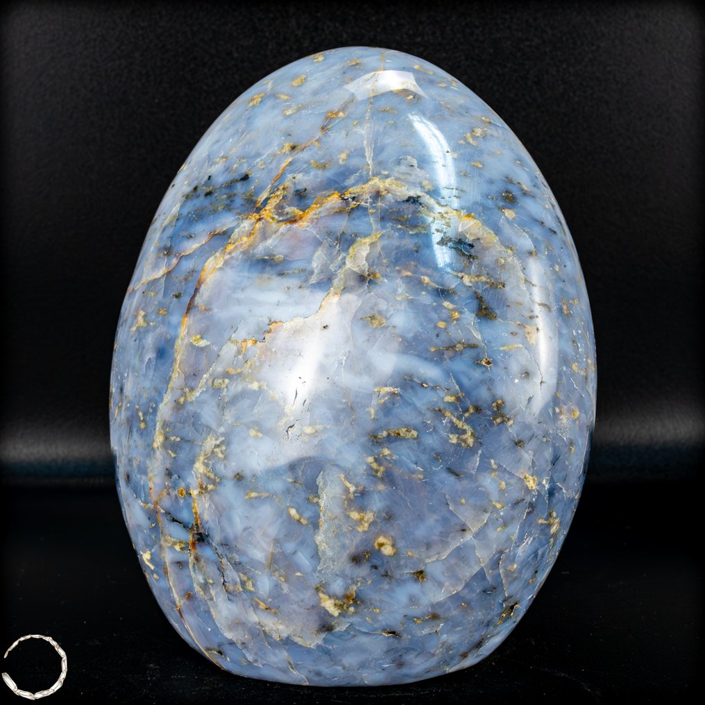 Quartz albastru natural, formă liberă, foarte rar. Arta în forma sa naturală- 1484.62 g #1.0