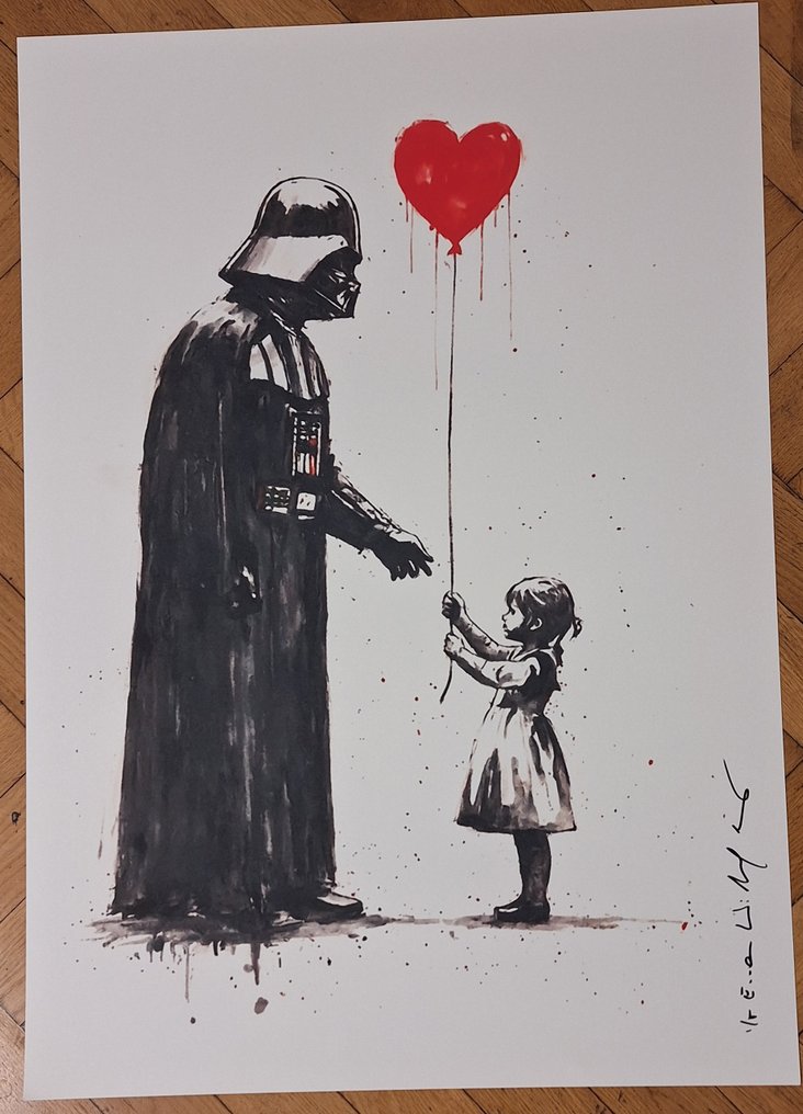 Emma Wildfang - Darth Vader - Series " Tokyo Pop Icons inspired by Banksy" - Large size #1.0