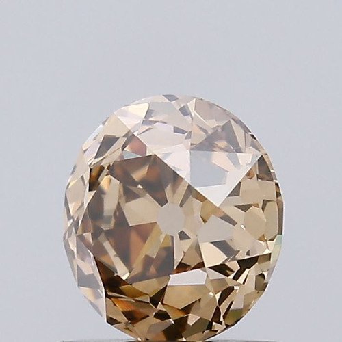 1 pcs 钻石  (天然色彩的)  - 1.01 ct - 圆形 - Fancy light 棕色 - VVS2 极轻微内含二级 - 国际宝石研究院（IGI） - Old European Cut #4.3